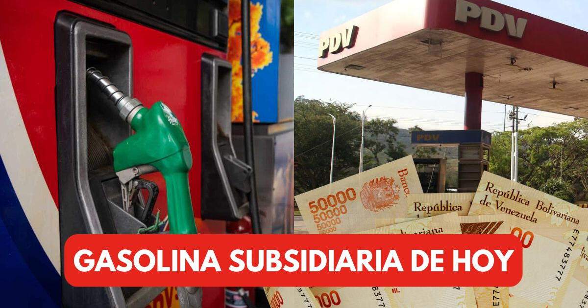 Gasolina subsidiaria de HOY en Venezuela: Revisa AQUÍ el cronograma de noviembre 2023