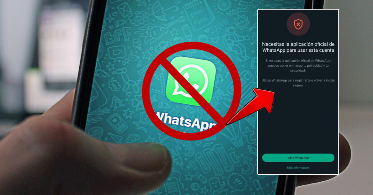 Necesitas la aplicación oficial de WhatsApp para usar esta cuenta: solución inmediata