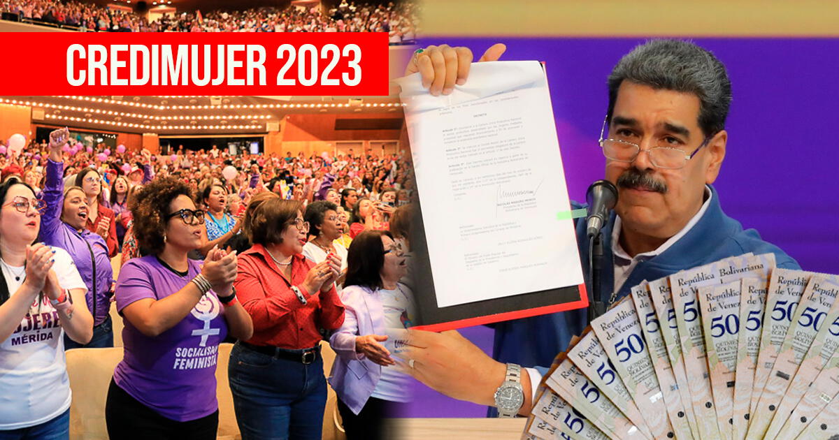 Does the Credimujer 2023 Bonus exist in Venezuela? The truth about the economic benefit.