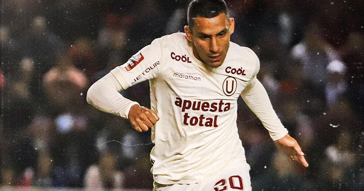 Oiled and sanctified: Alex Valera returns to the starting eleven of Universitario against Alianza Lima.