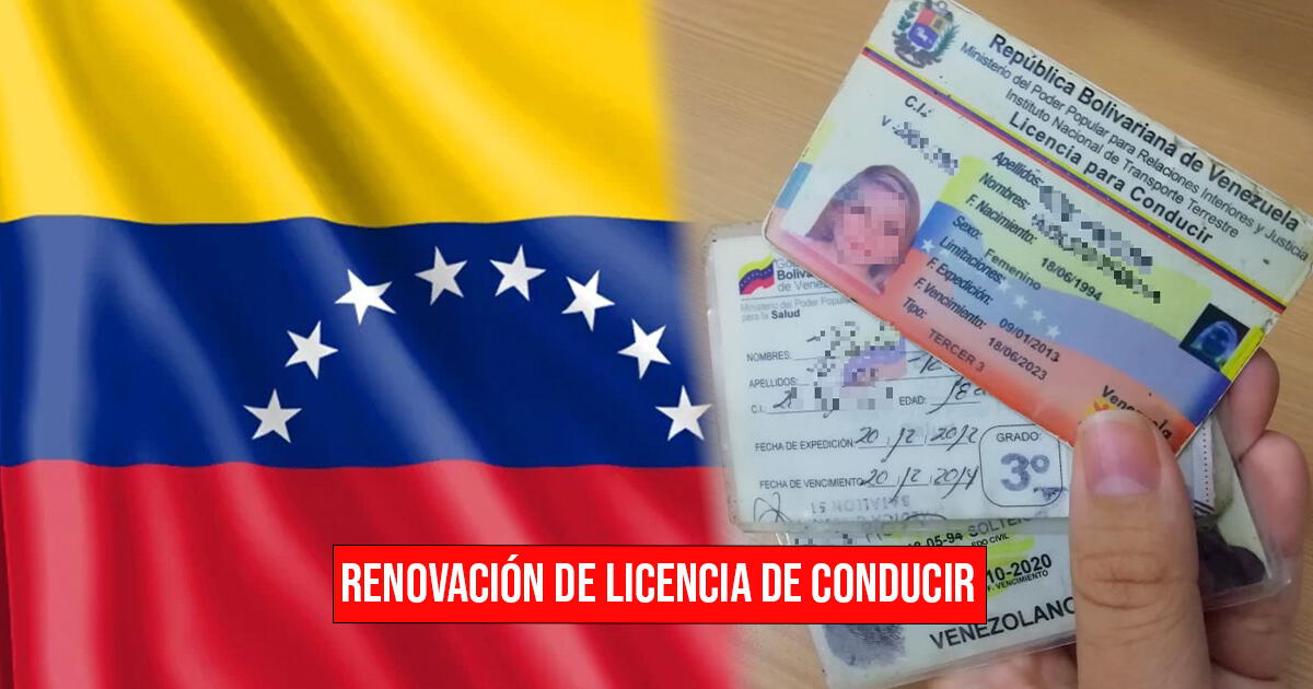 ¿Cómo renovar la licencia de conducir 2023 en Venezuela? Guía completa y link INTT
