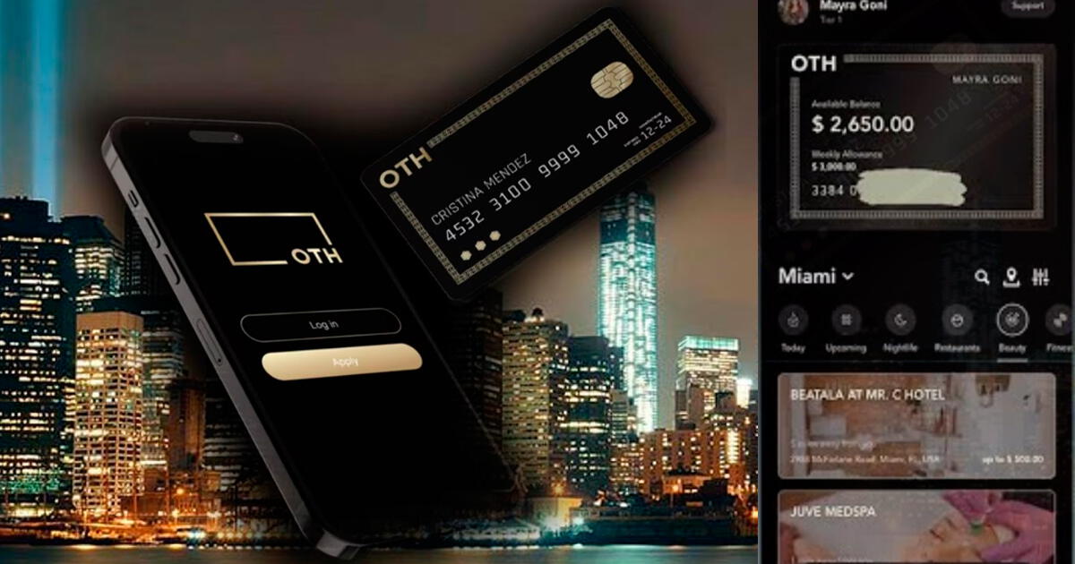 ¿Qué es la tarjeta OTH black y cómo obtenerla para recibir 12 mil dólares al mes?