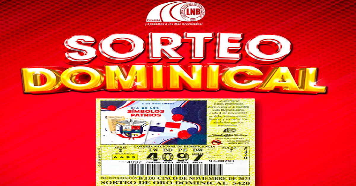 Lotería Nacional de Panamá EN VIVO de HOY, lunes 6 de noviembre: resultados por Telemetro