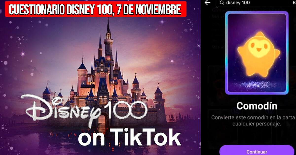 Cuestionario Disney 100: respuestas correctas del martes 7 de noviembre