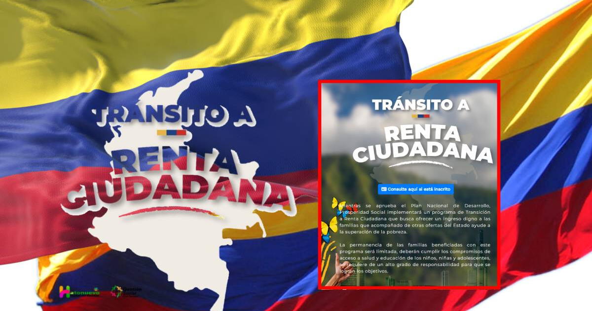 Renta Ciudadana 2023 en Colombia: ¿Cuándo se realizará el pago correspondiente a noviembre?