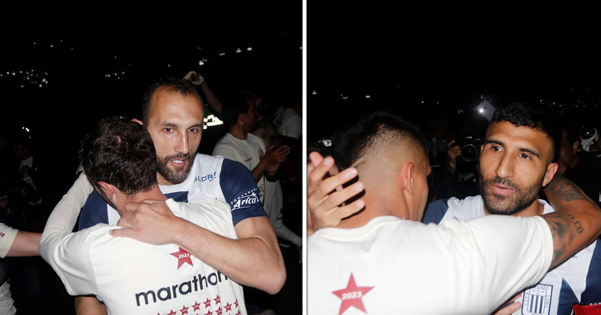 Barcos y Ballón saludaron a los jugadores de Universitario tras ser campeones de Liga 1