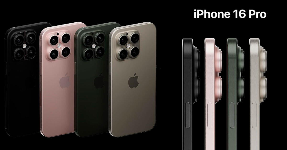 Filtran diseño que tendría el iPhone 16 Pro Max y características del celular más potente del 2024