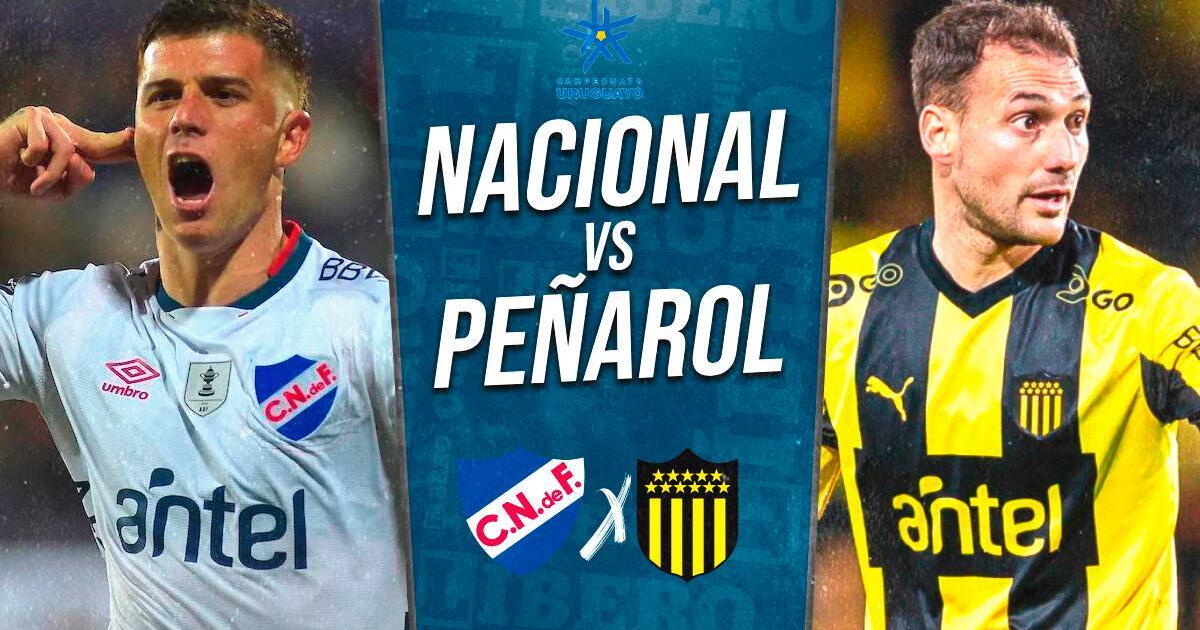 Nacional vs. Peñarol EN VIVO vía VTV y Star Plus: pronóstico, horario y dónde ver clásico