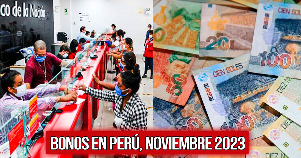 Los 3 BONOS que entregará el Gobierno peruano a miles de trabajadores en noviembre 2023