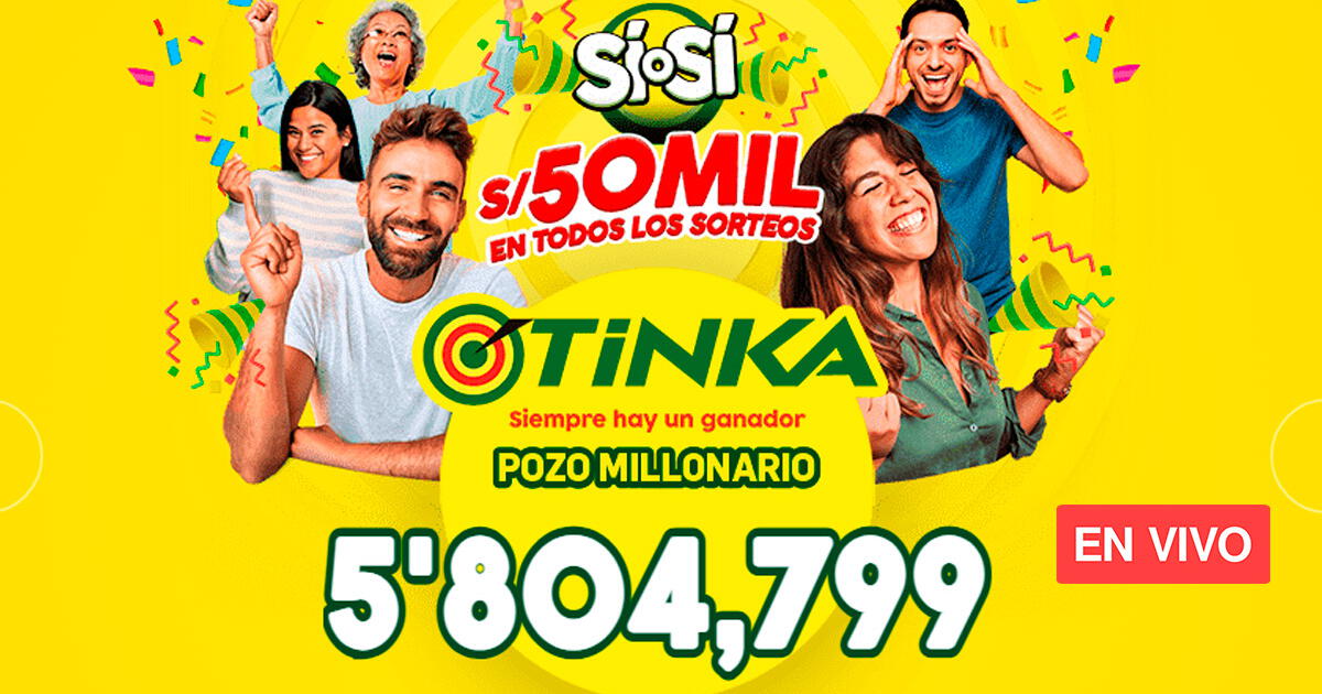 La Tinka de HOY: sigue el sorteo EN VIVO y conoce los números ganadores