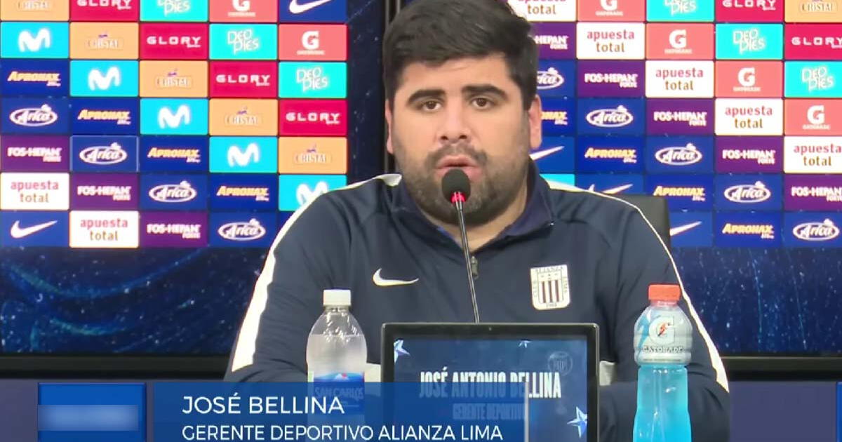 José Bellina se quedará en Alianza Lima y ya tiene su primera tarea para el 2024