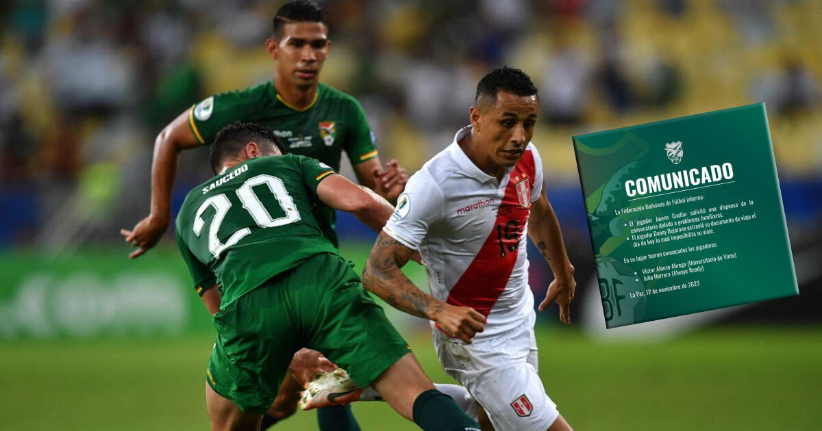 Bolivia y la insólita razón por la que desconvocó a futbolista para el partido ante Perú