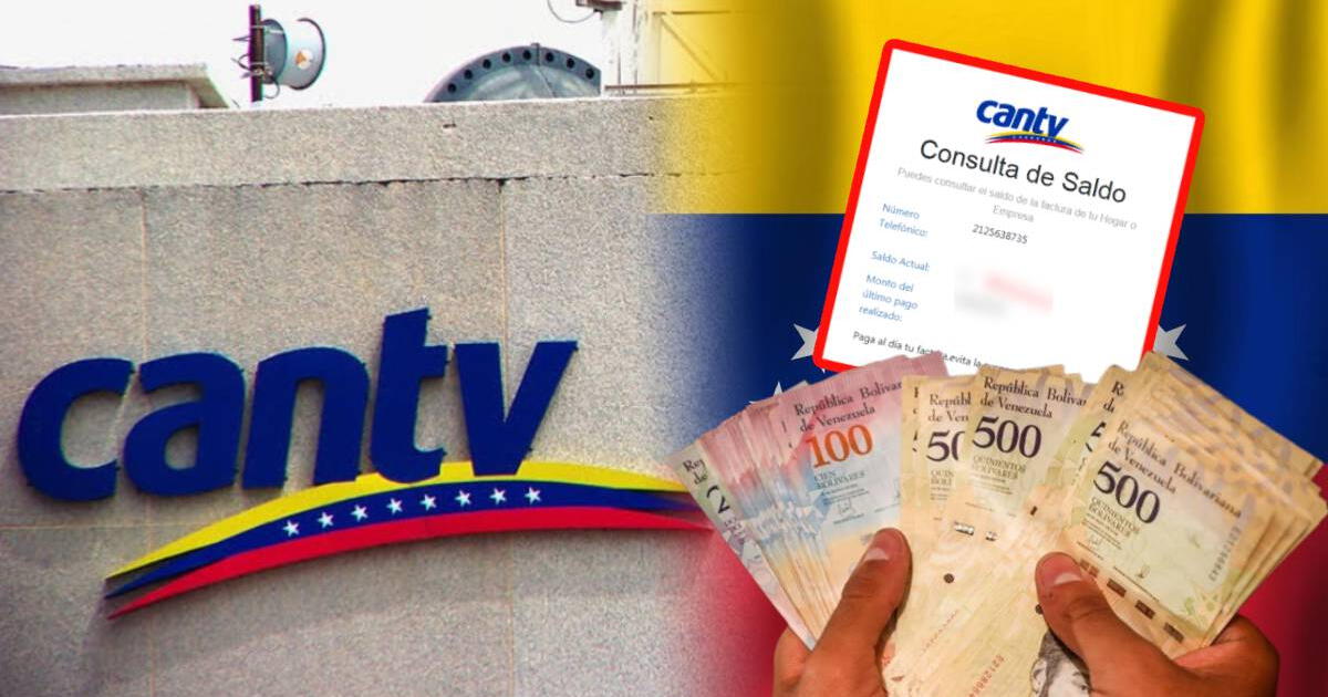 CANTV: guía completa para pagar facturas en línea por el Banco de Venezuela