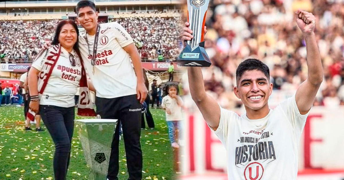 Piero Quispe recibe emotivas palabras de su madre tras salir campeón con Universitario