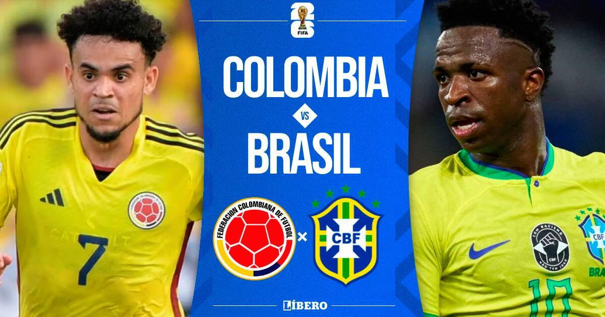 Colombia vs. Brasil EN VIVO por Eliminatorias 2026: pronóstico, a qué hora juega y cómo ver