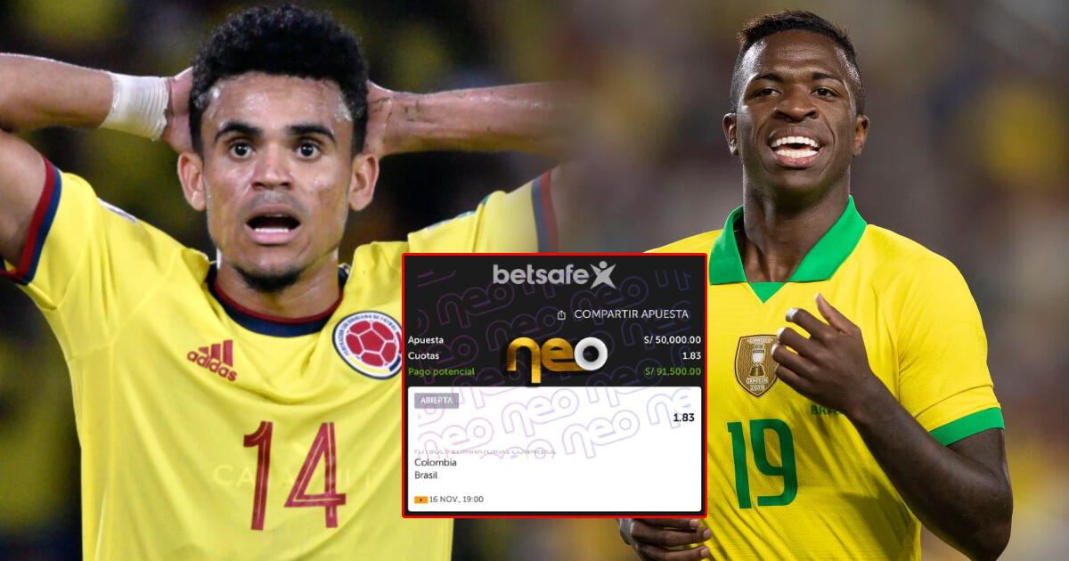 Hincha podría ganar más de 90 mil soles si Brasil golea a Colombia: ¿Cuántos tantos apostó?