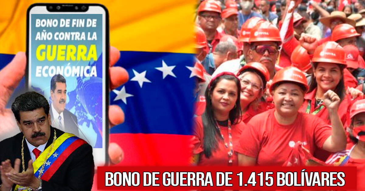 Bono de Guerra cuándo lo pagan: requisitos para cobrar los 1.415 bolívares por Patria