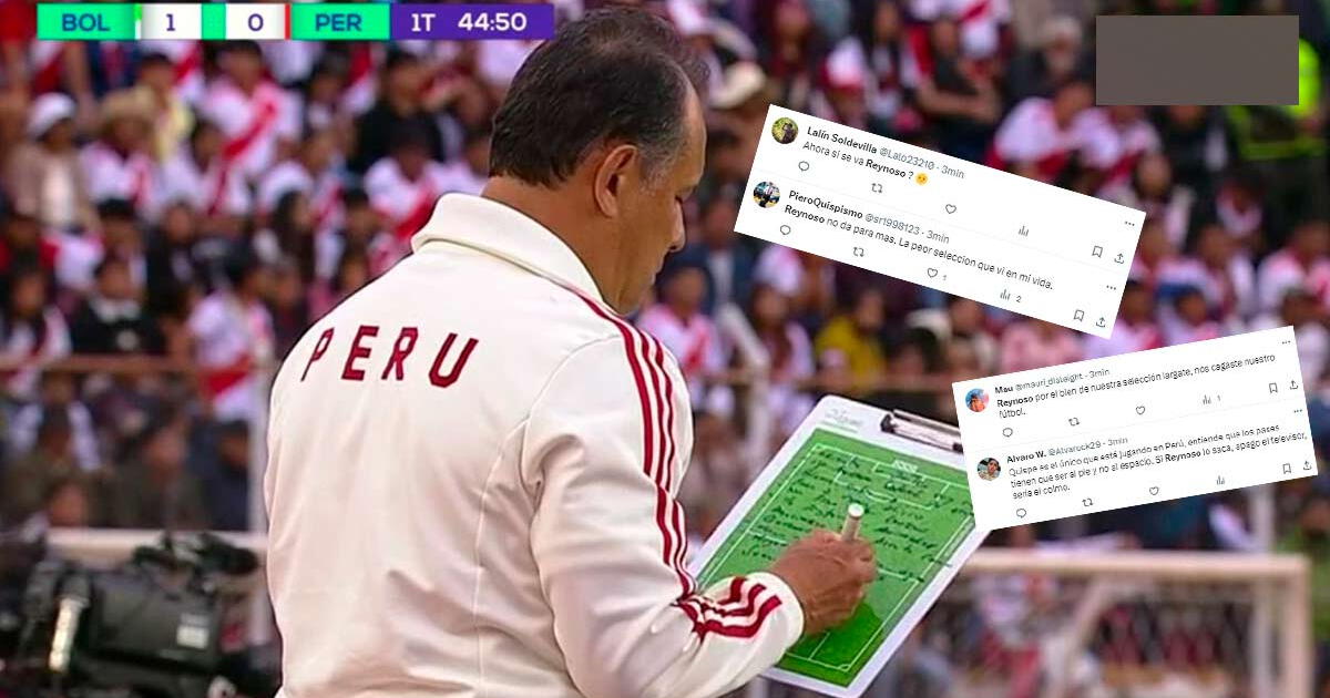 Hinchas peruanos arremeten contra Juan Reynoso y piden su salida de la selección peruana