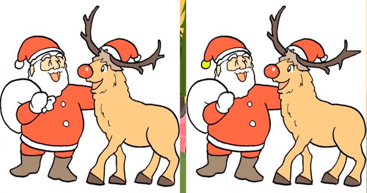 El reto navideño que hará explotar tu creatividad: ¿Dónde están las 3 diferencias?