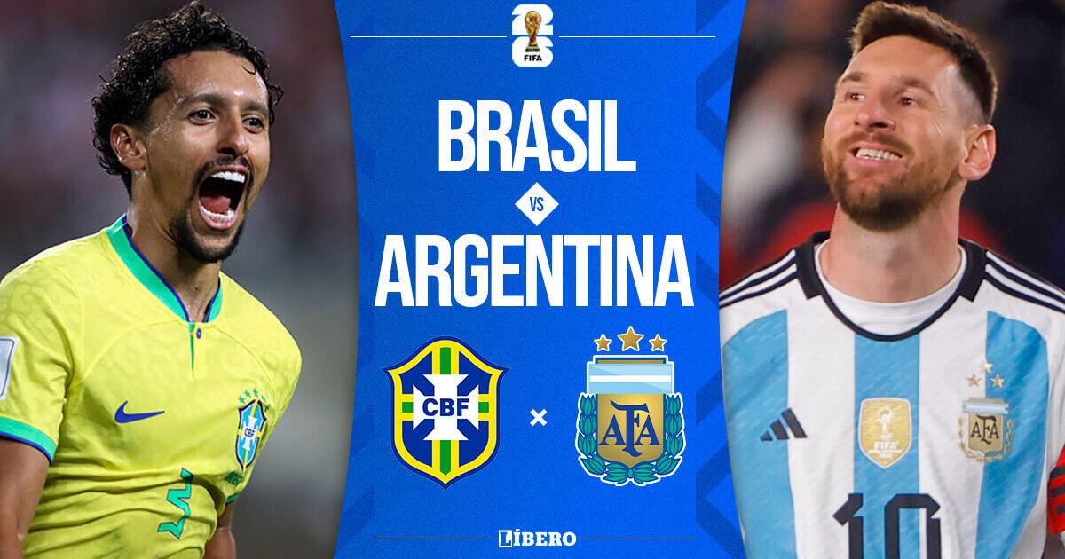 Brasil vs. Argentina EN VIVO por Eliminatorias 2026: cuándo juegan, a qué hora y dónde ver