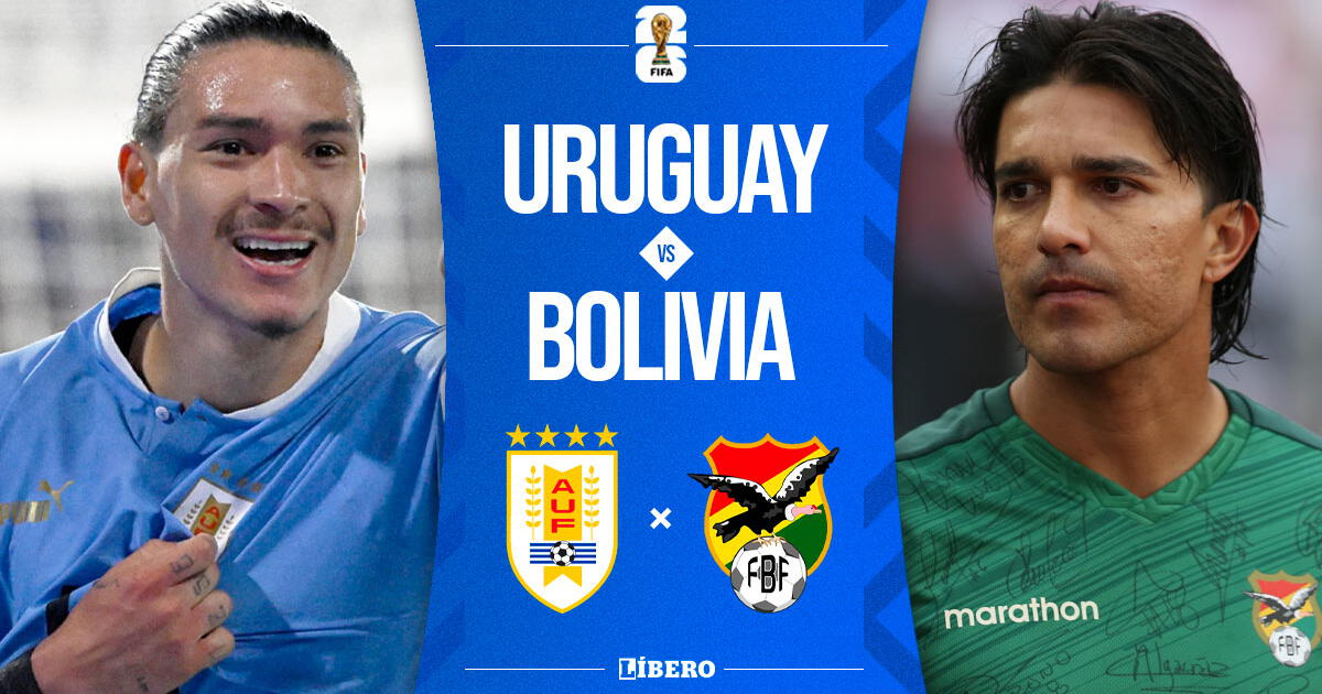 Uruguay vs. Bolivia EN VIVO por Eliminatorias 2026: pronóstico, cuándo juega y qué canal transmite