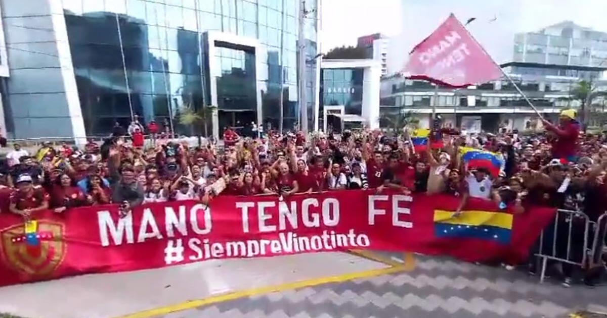 Hinchas de Venezuela acaparan las calles de Lima para recibir a la Vinotinto por Eliminatorias