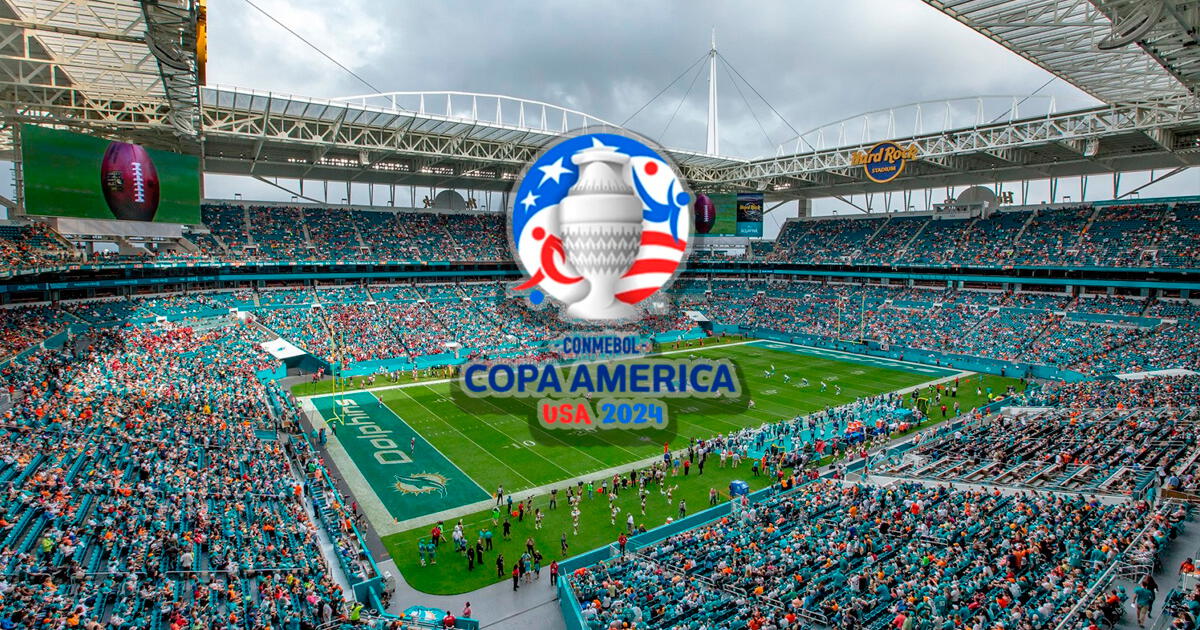 Final de la Copa América 2024 se jugará en el Hard Rock Stadium de Miami