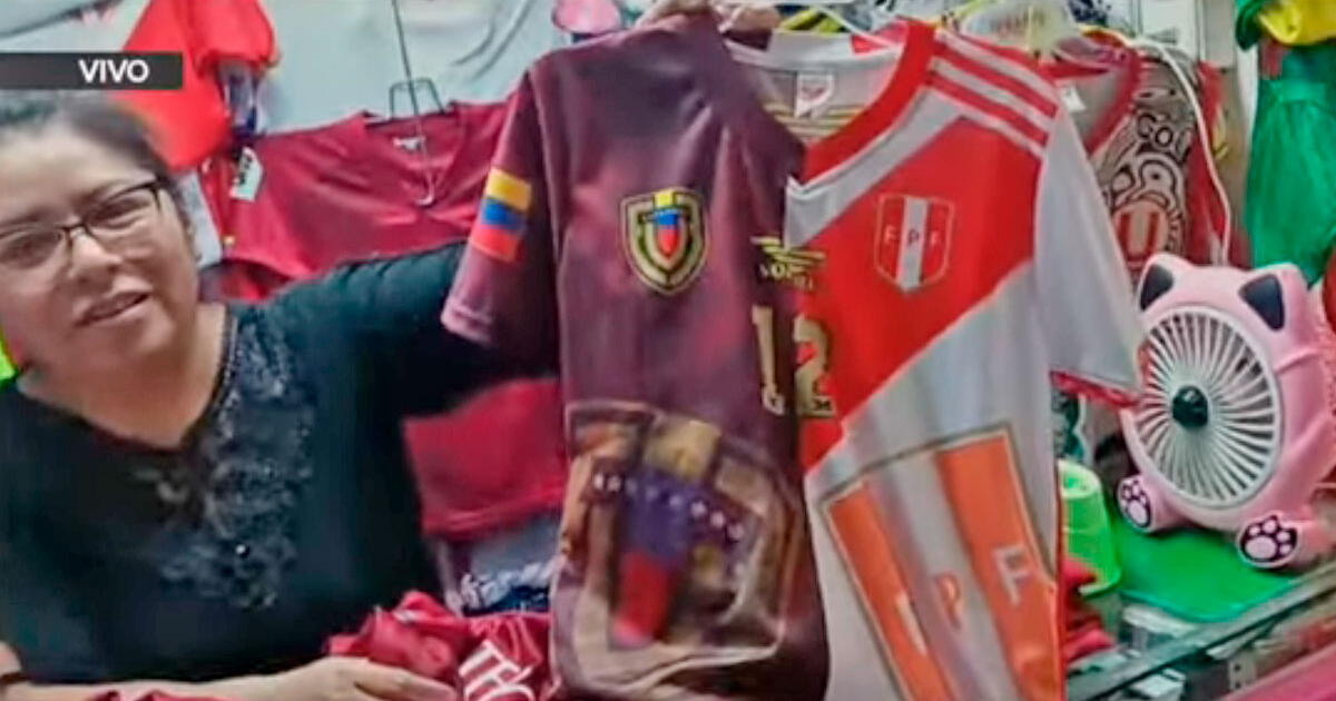 En Gamarra venden camiseta 'Peruzolana' y la razón causa impacto