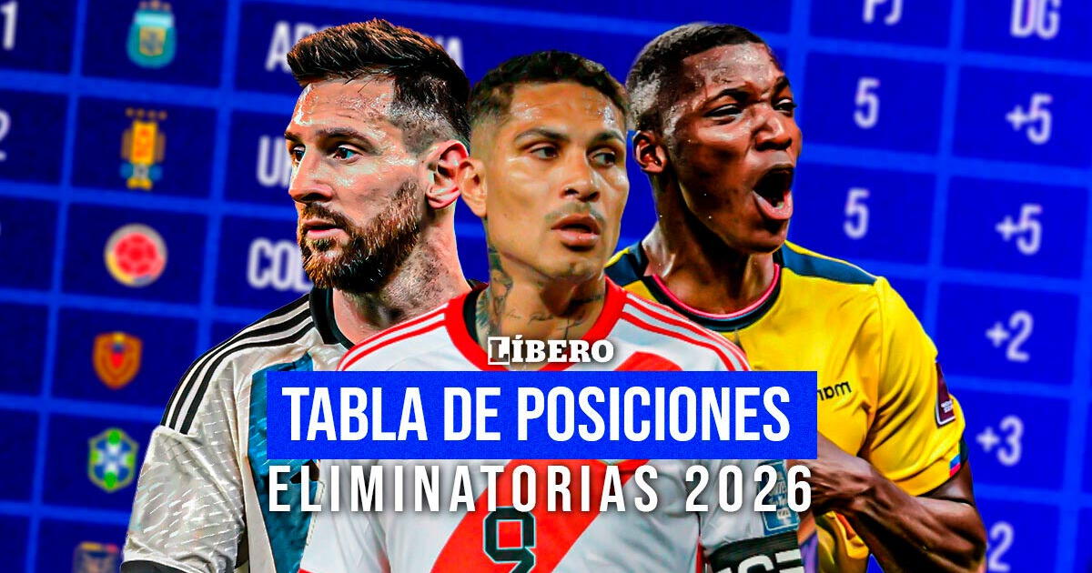 Tabla de posiciones Eliminatorias 2026 con empate de Perú ante Venezuela