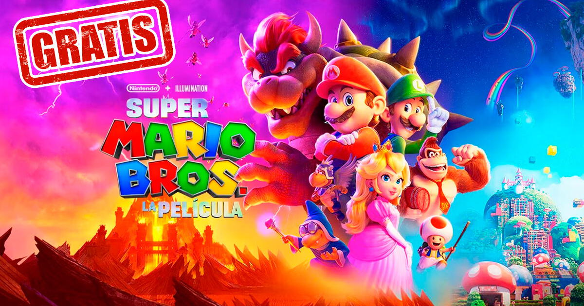 'Super Mario Bros, la Película' se estrena en servicio de streaming: así puedes verla GRATIS
