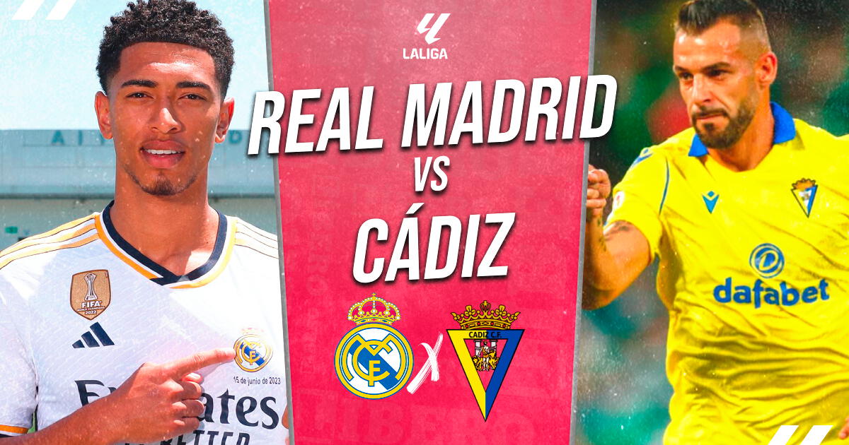 Real Madrid vs Cádiz EN VIVO vía ESPN y Movistar Plus: horario, pronóstico y dónde ver LaLiga