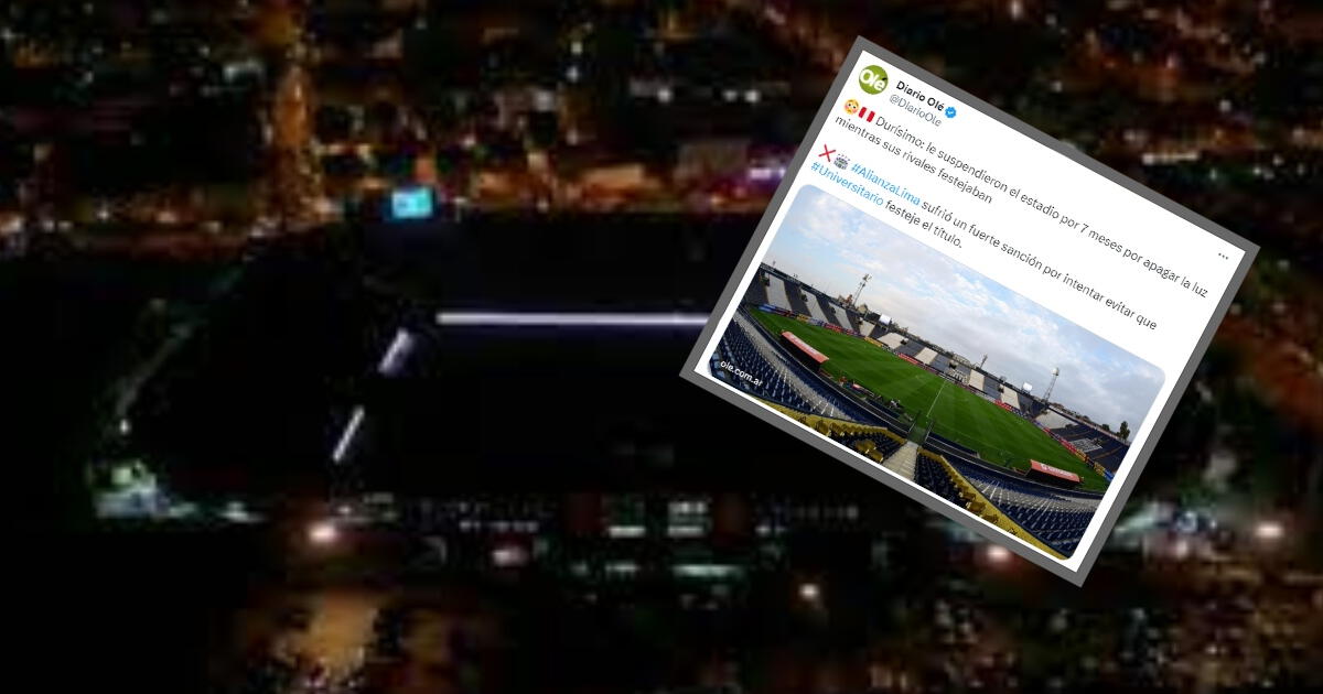 Prensa argentina sorprendida por la sanción impuesta al estadio de Alianza Lima: 