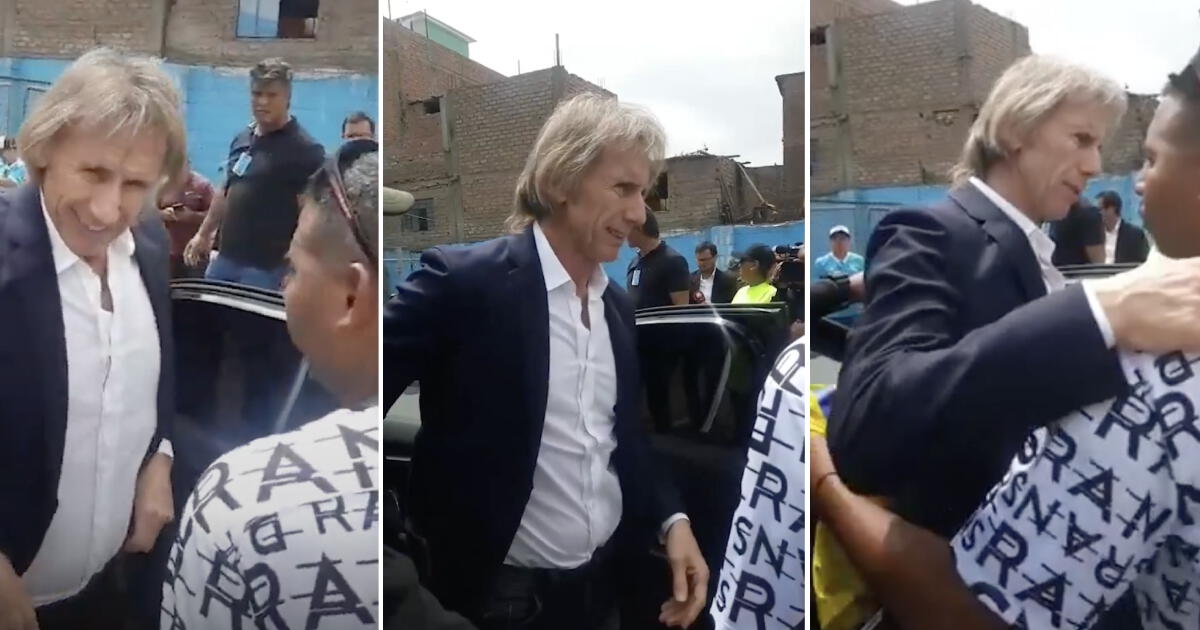Ricardo Gareca desató la euforia de los hinchas tras llegar al Estadio Alberto Gallardo 