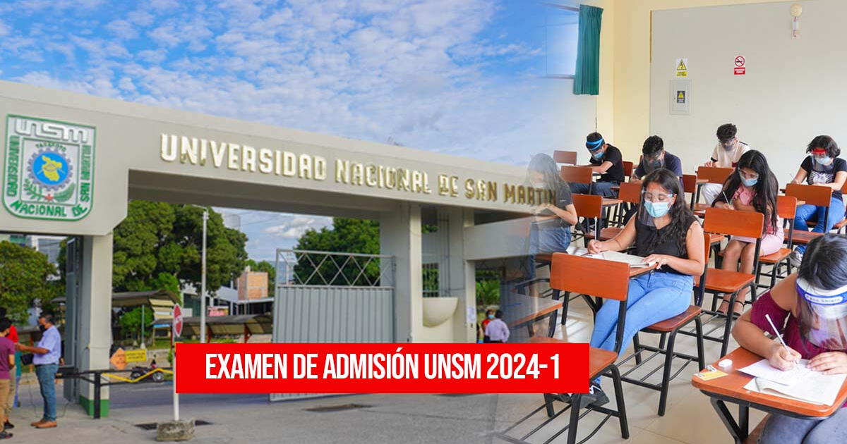 Examen de admisión UNSM 2024-1: LINK para revisar los resultados y cronograma