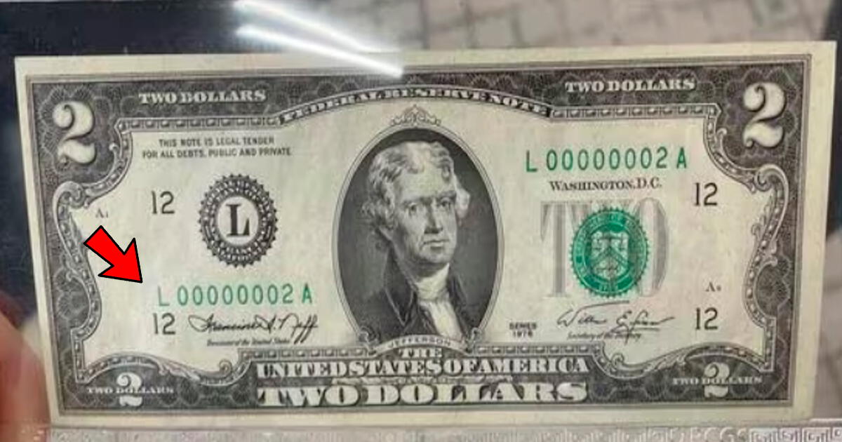 Este es el billete de 2 dólares que puede costar más de 5 mil dólares: ¿qué lo hace tan valioso?