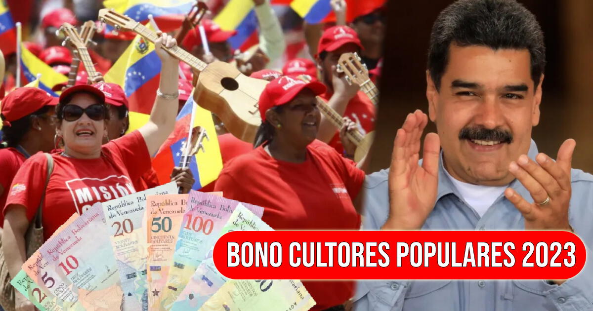 Bono Cultores Populares 2023, HOY 27 de noviembre: quiénes lo reciben, cuándo pagan y monto