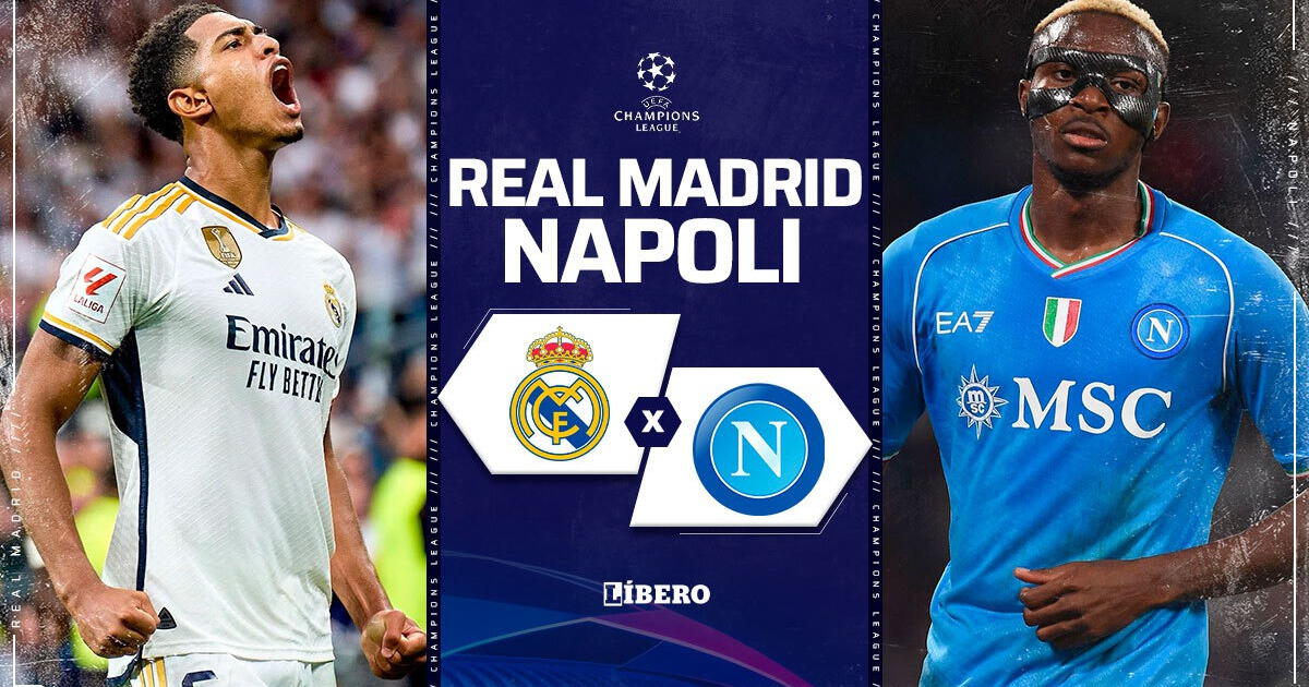 Real Madrid vs Napoli EN VIVO vía ESPN y FOX Sports: horario y dónde ver la Champions