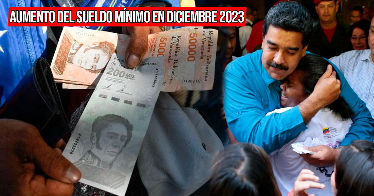 Aumento del sueldo mínimo en diciembre 2023: ¿se incrementará el salario en Venezuela?