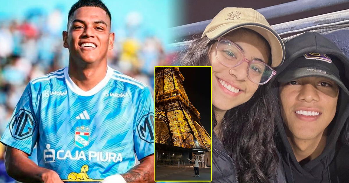 Joao Grimaldo disfruta de sus vacaciones y viajó con su novia a Europa: conoció la Torre Eiffel