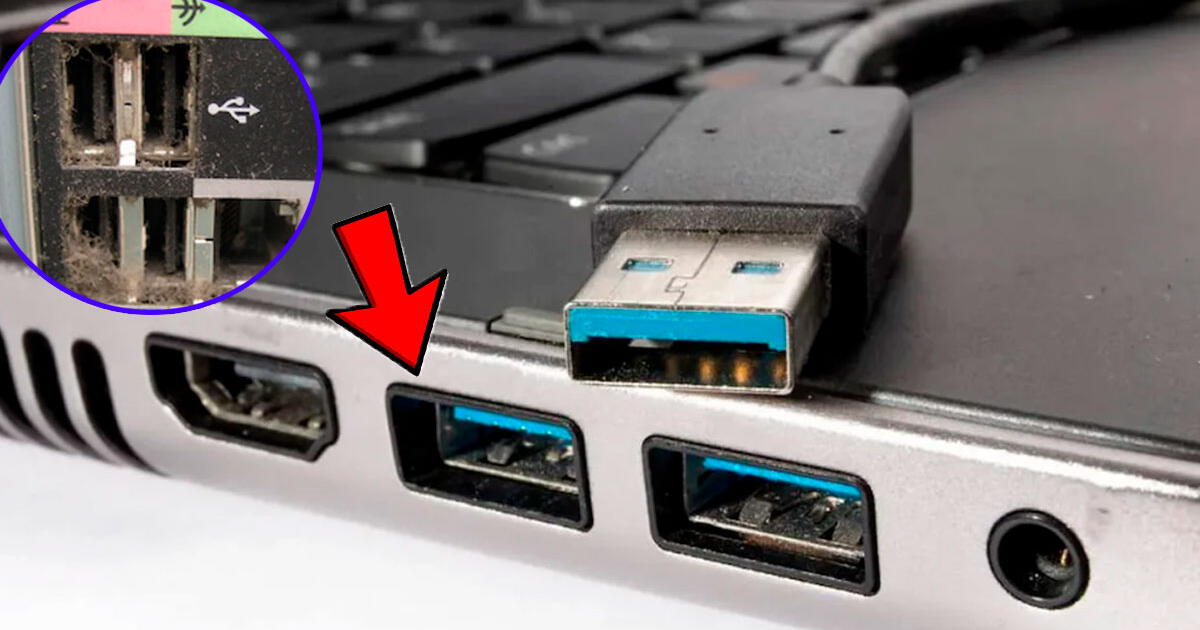¿Cómo limpiar correctamente el puerto USB de tu PC o laptop?