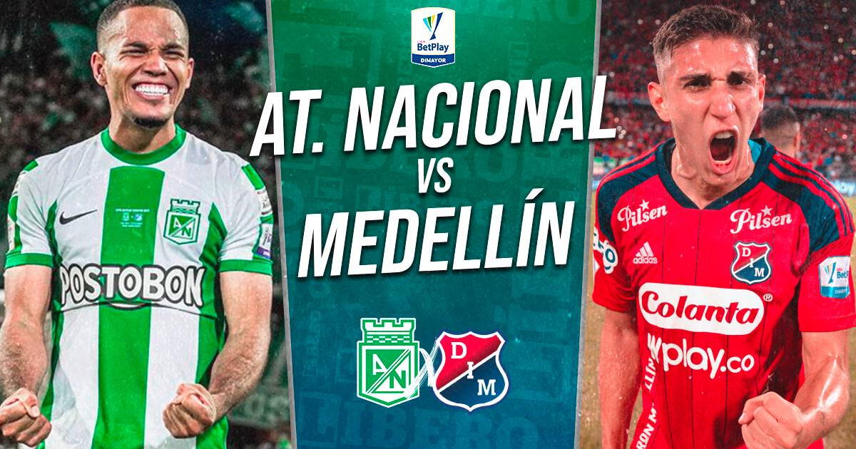 Atlético Nacional vs. Medellín EN VIVO vía Win Sports: hora y dónde ver Liga BetPlay