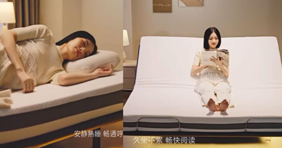¡Se acabaron los ronquidos! Xiaomi lanza 'cama inteligente' que se transforma en sofá