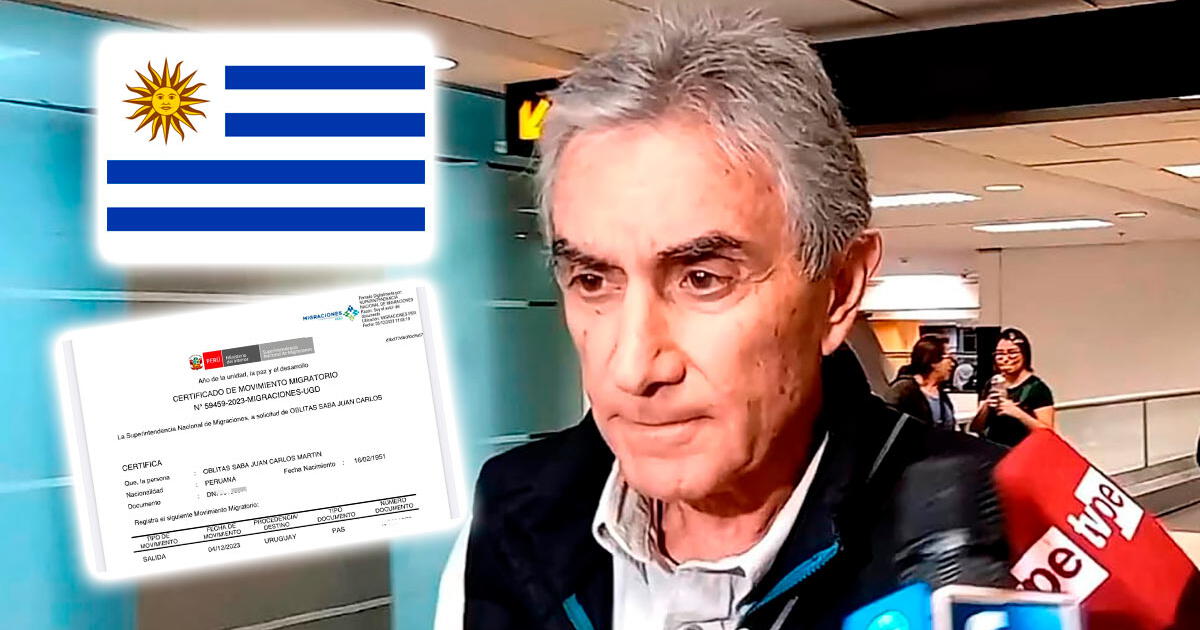 Confirmado: El viaje de Juan Carlos Oblitas fue hacia Uruguay
