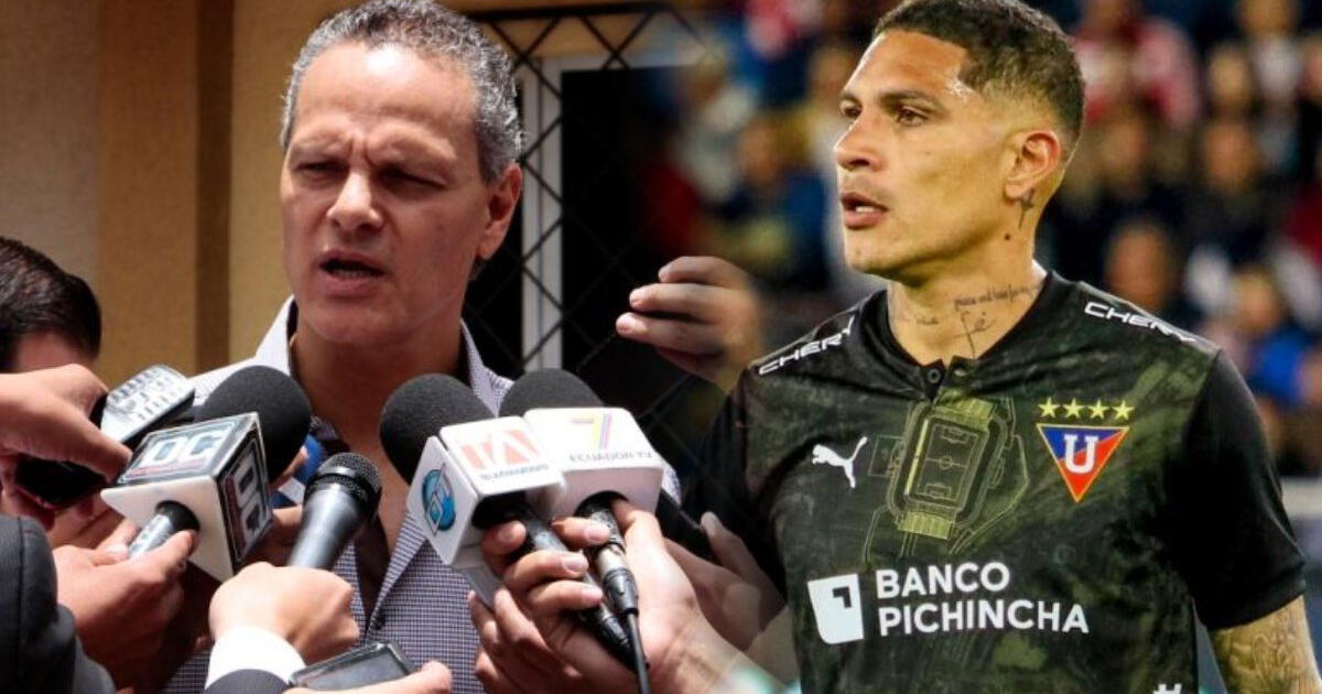 Presidente de Liga de Quito confirmó renovación de Paolo Guerrero: 