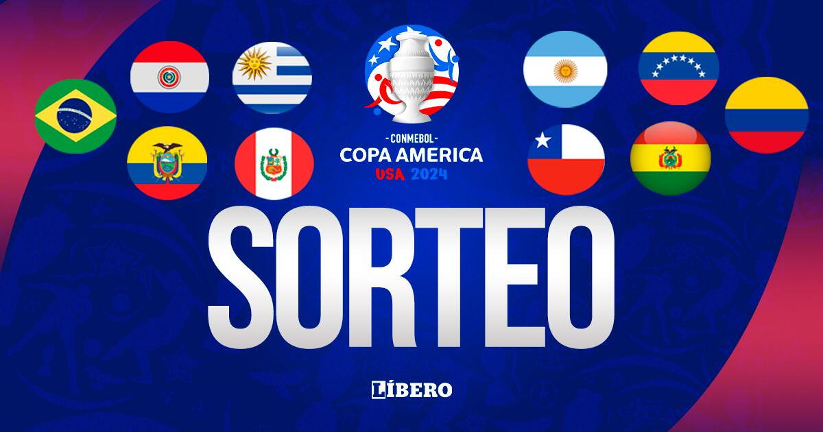 Sorteo de Copa América 2024 EN VIVO: bombos, grupos y canal de transmisión