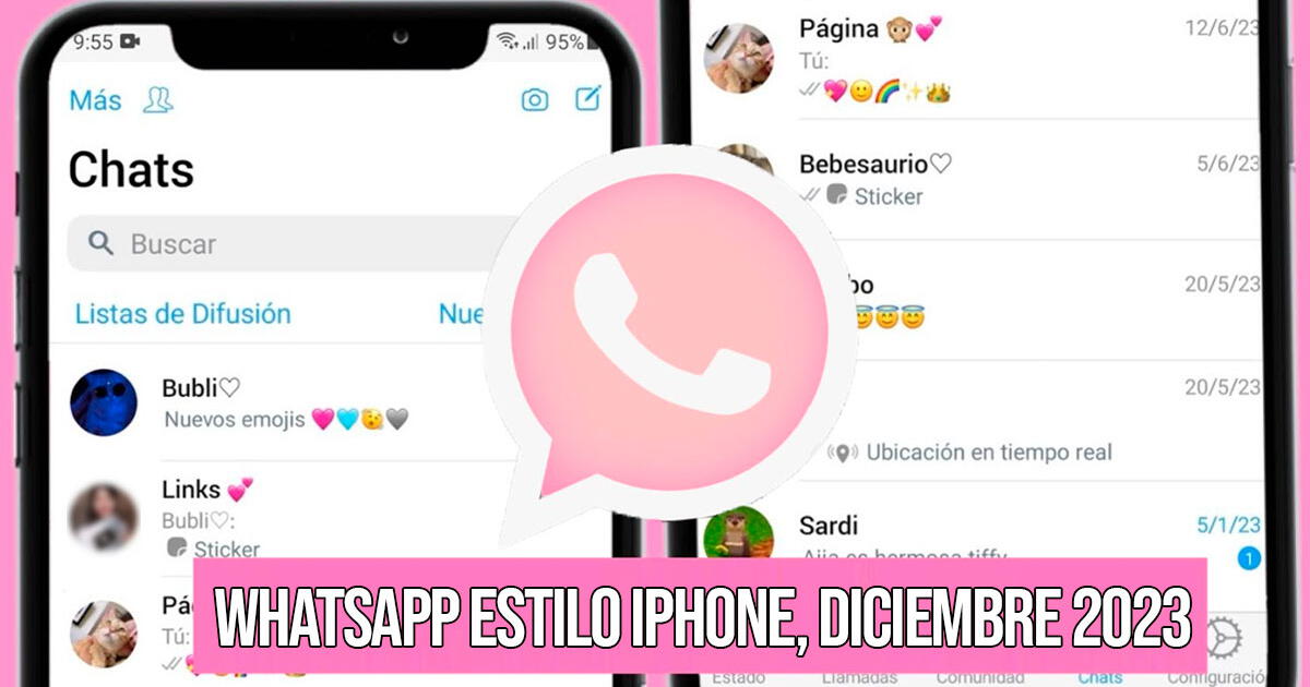 WhatsApp estilo iPhone, diciembre 2023: descarga GRATIS la última versión de la app modificada