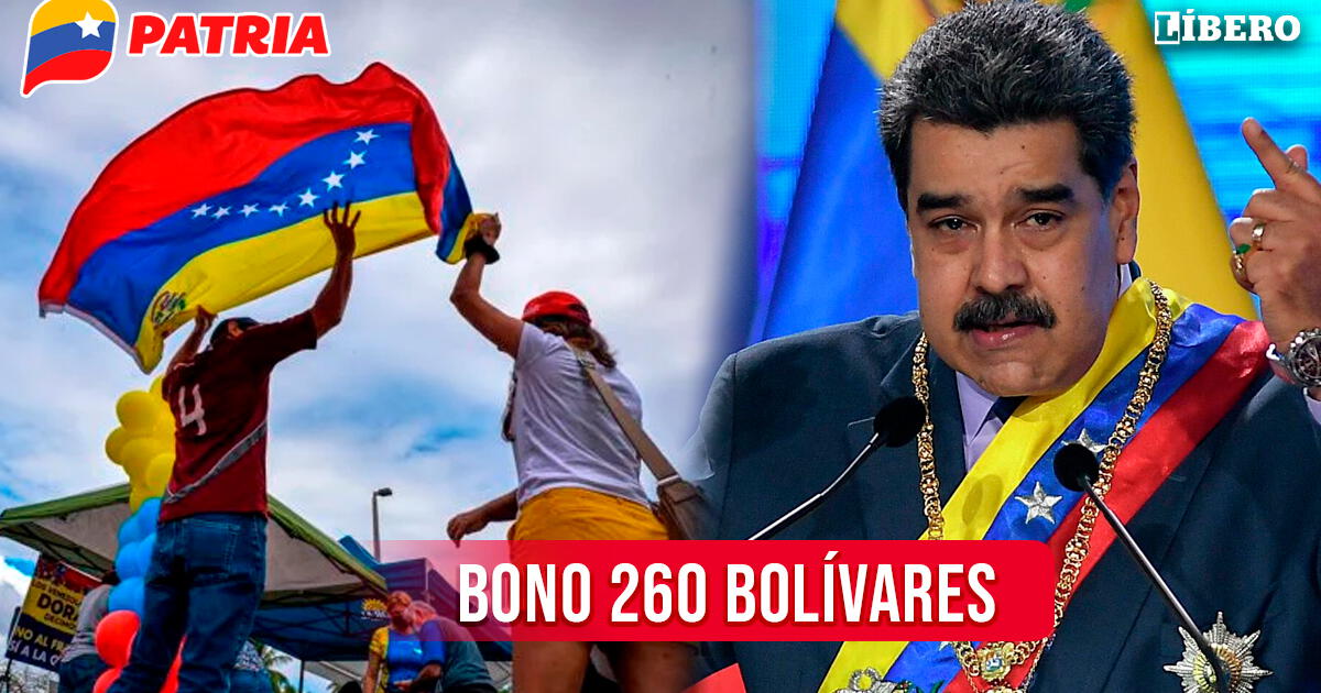 COBRA hoy el Bono de la Patria de 260 bolívares: nuevo pago para diciembre 2023