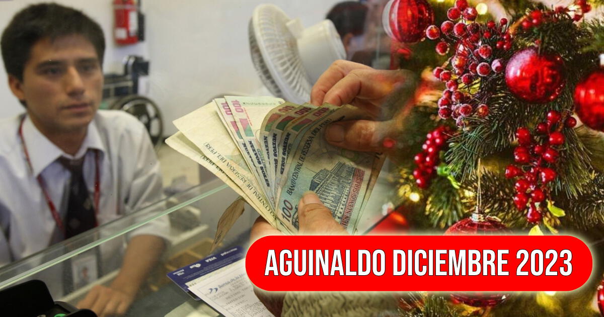 Aguinaldo para sector público, diciembre 2023: Cuándo se paga, quiénes lo reciben y monto