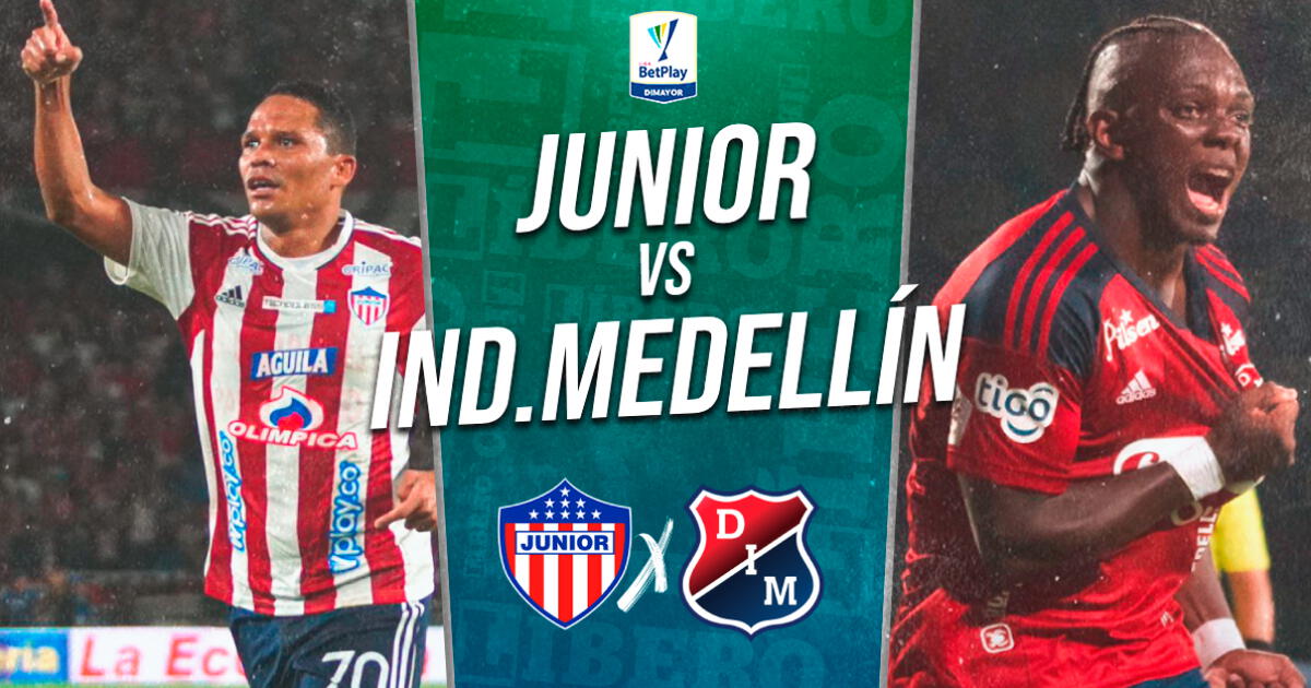 Junior vs. Medellín EN VIVO vía Win Sports: cuándo juega, hora y dónde ver final de Colombia
