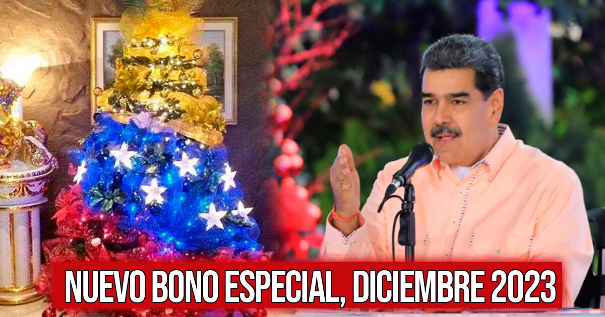¿Cuál es el nuevo bono anunciado por Nicolás Maduro para diciembre?